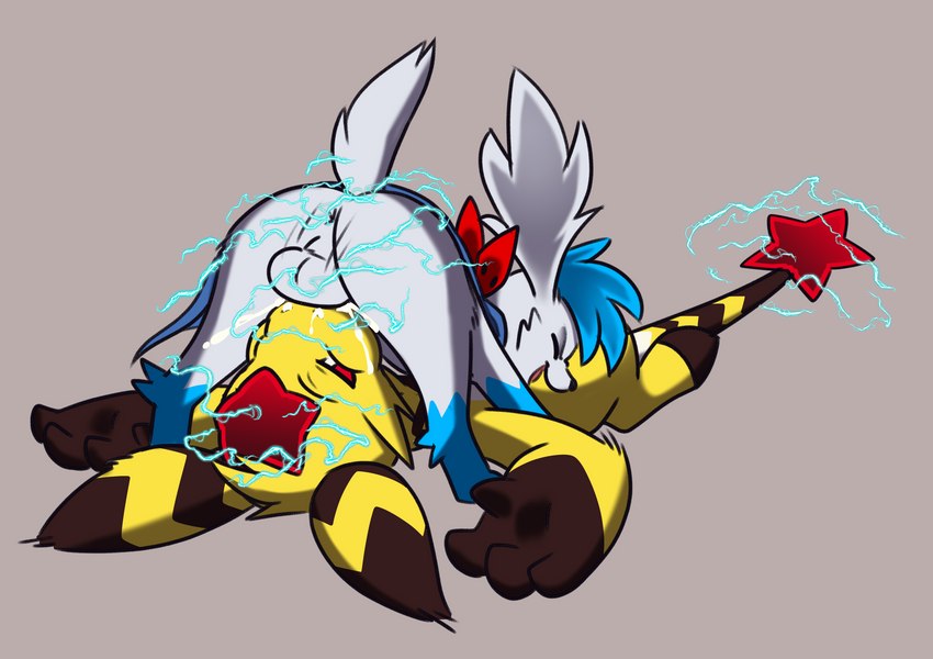 bluestorm and star joule ampharos (nintendo and etc) created by starampharos