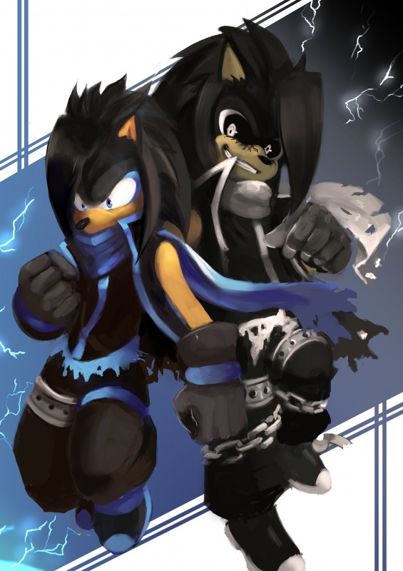 fan character (sonic the hedgehog (series) and etc) created by mothmandraws