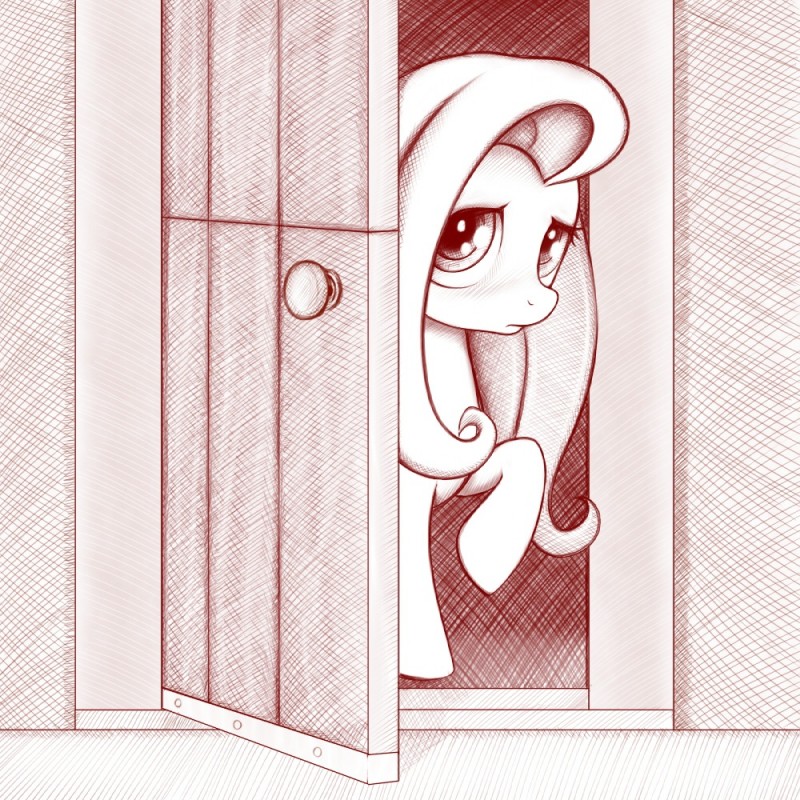 fluttershy (friendship is magic and etc) created by rainbow (artist)