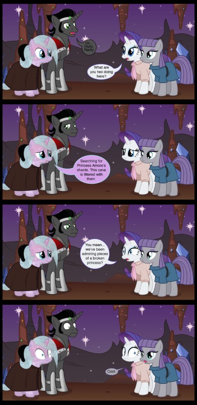 female horn male text mlp-silver-quill friendship_is_magic hasbro idw_publishing my_little_pony my_little_pony_(idw) mythology good_king_sombra_(idw) king_sombra_(idw) king_sombra_(mlp) maud_pie_(mlp) radiant_hope_(mlp) rarity_(mlp) crystal_pony_(mlp) equid equine horse mammal mythological_creature mythological_equine pony unicorn 2016 comic english_text hi_res