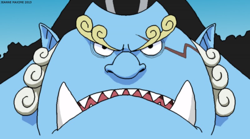 anthro facial_hair hair looking_at_viewer male scar solo maxime-jeanne one_piece jinbe carpet_shark fish fish-men_(one_piece) marine shark whale_shark 2013 hi_res