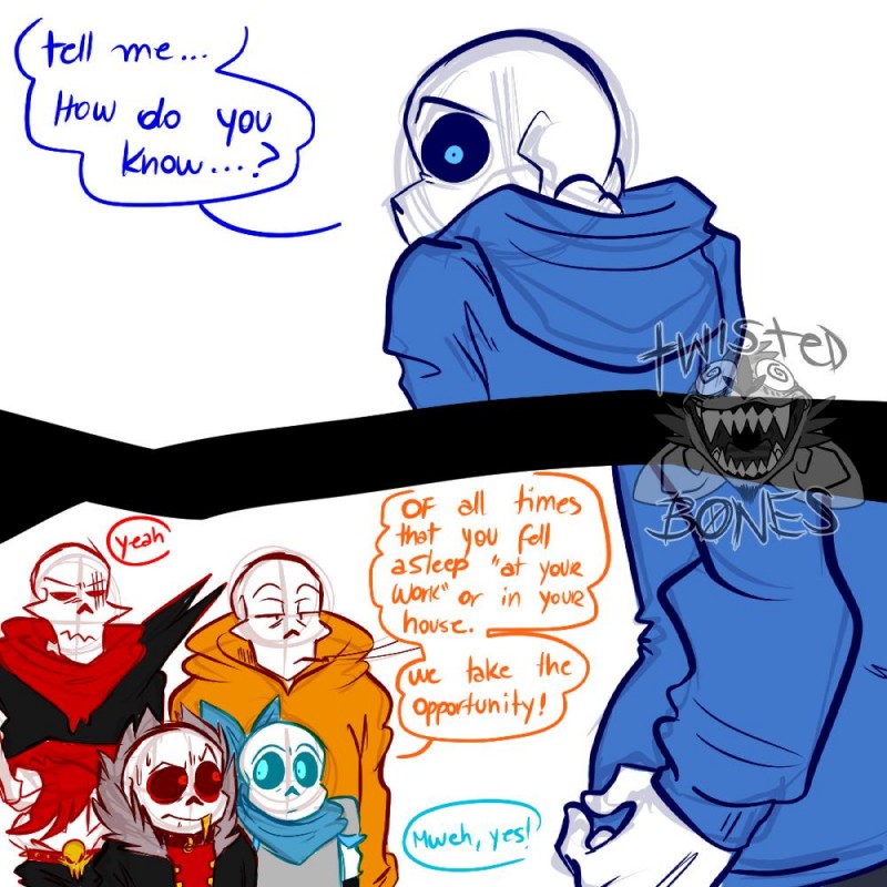 alternate_universe bone group not_furry skeleton text lizheru underfell underswap undertale undertale_(series) papyrus_(underfell) papyrus_(underswap) papyrus_(undertale) sans_(underfell) sans_(underswap) sans_(undertale) animated_skeleton undead 1:1 english_text