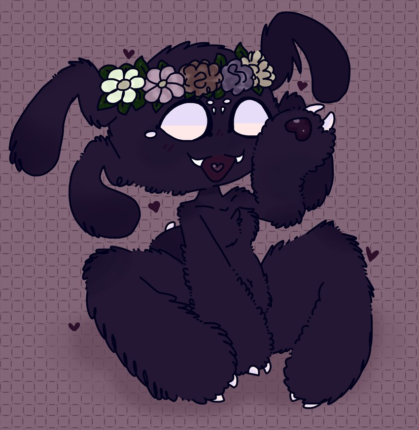 black_body black_fur blush claws fangs flower flower_crown flower_garland fur garland head_wreath heart_symbol male multi_eye multi_limb nude open_mouth plant simple_background sitting smile tail teeth white_eyes sosu-the-blue-wolf don't_starve klei_entertainment webber arachnid arthropod humanoid spider absurd_res colored digital_drawing_(artwork) digital_media_(artwork) hi_res male_(lore)