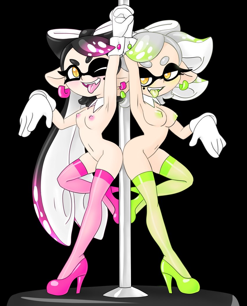 callie, marie, and squid sisters (nintendo and etc) created by thousandarms