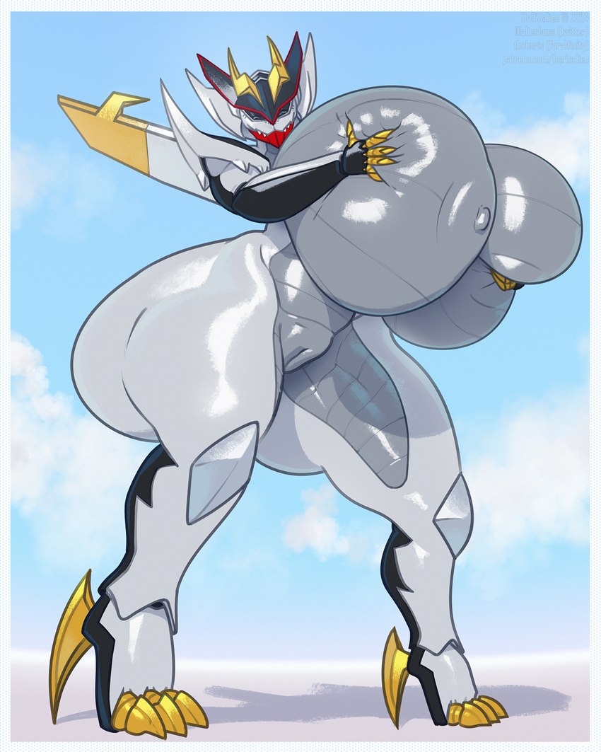 anthro big_breasts big_butt breast_squish breasts butt claws curvy_figure female genitals heel_claw huge_breasts huge_butt hyper hyper_breasts hyper_butt machine macro mecha nipples orphans pussy solo squish thick_thighs voluptuous wings borisalien gundam mobile_suit_gundam:_iron-blooded_orphans gundam_barbatos humanoid mobile_suit robot 4:5 hi_res