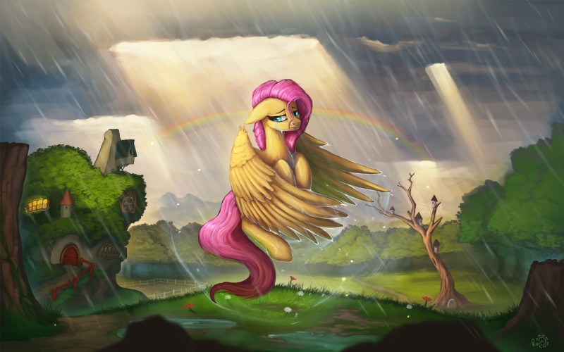 fluttershy (friendship is magic and etc) created by photonoko