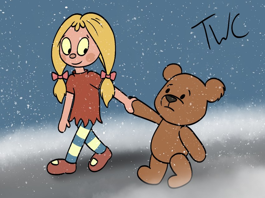 annie and teddy (the forgotten toys (movie)) created by tellytoon