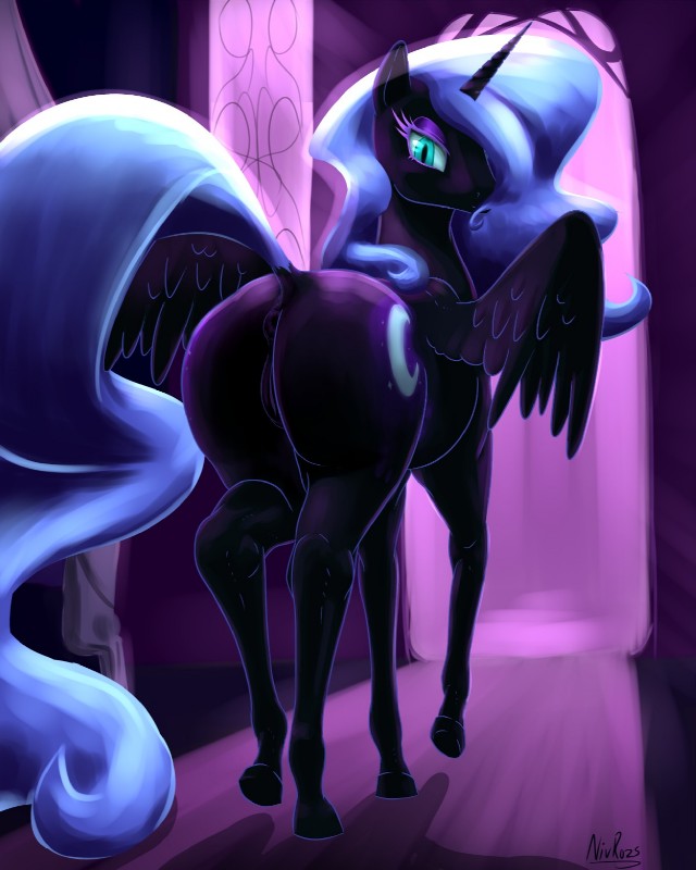 nightmare moon (friendship is magic and etc) created by nivrozs