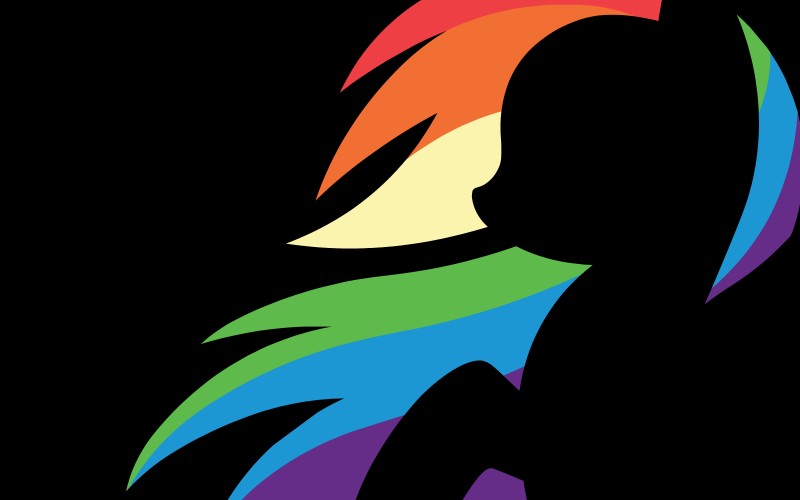 rainbow dash (friendship is magic and etc) created by megasweet