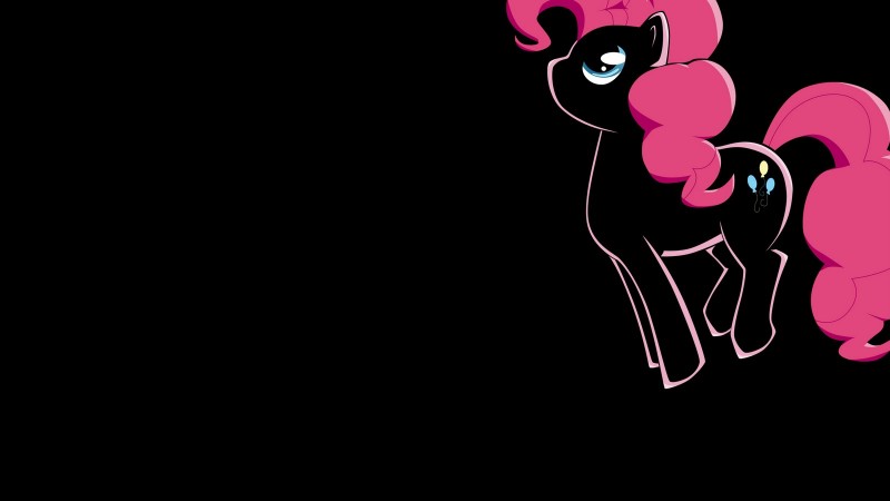 female feral quadruped silhouette solo tail bamboodog friendship_is_magic hasbro my_little_pony pinkie_pie_(mlp) earth_pony equid equine horse mammal pony 16:9 hi_res widescreen