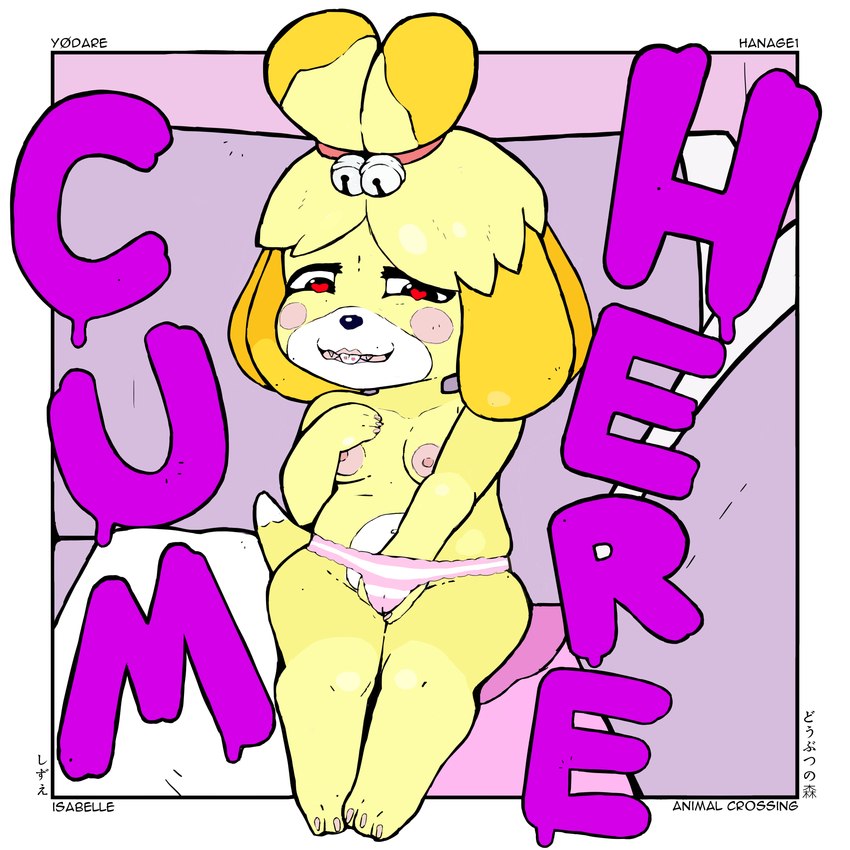 isabelle (animal crossing and etc) created by y0dare