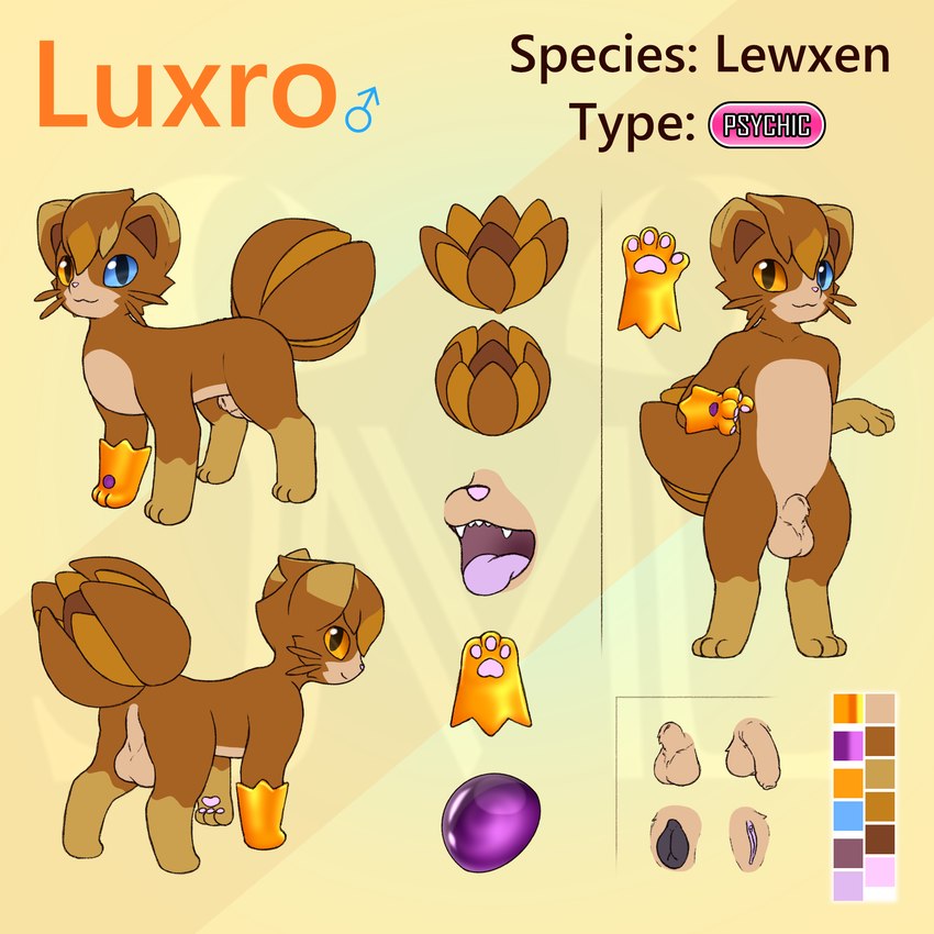 fan character and luxro created by jonatanm