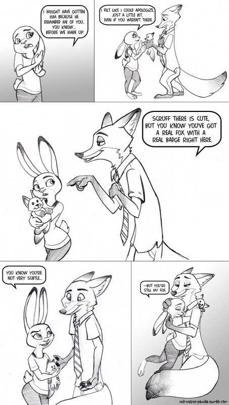 judy hopps and nick wilde (zootopia and etc) created by caliosidhe