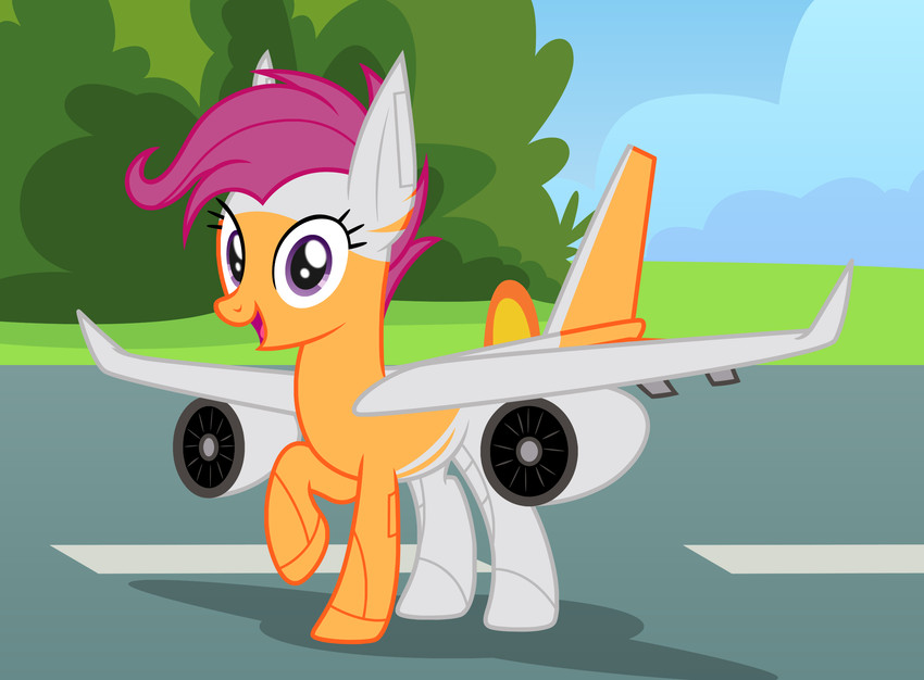 scootaloo (friendship is magic and etc) created by badumsquish