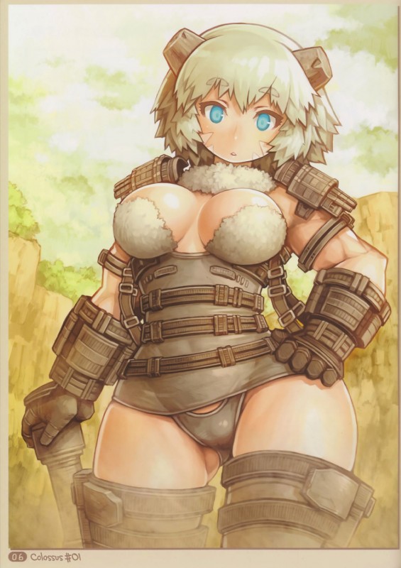 armor biceps blue_eyes breasts club_(weapon) female fur hair horn melee_weapon muscular muscular_female muscular_humanoid not_furry short_hair solo weapon white_hair ganten gatten shigatake european_mythology greek_mythology japan_studio_(game_developer) mythology shadow_of_the_colossus sony_corporation sony_interactive_entertainment team_ico_(game_developer) valus_(shadow_of_the_colossus) colossus colossus_(shadow_of_the_colossus) horned_humanoid human humanoid mammal hi_res