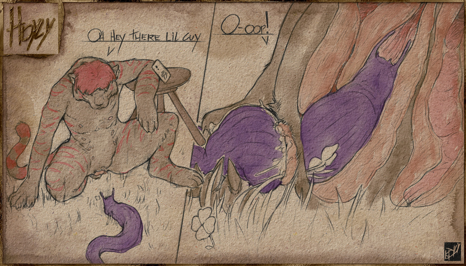 4_nipples 4_toes 5_fingers anatomically_correct anatomically_correct_genitalia andromorph andromorph/male andromorph_anthro andromorph_penetrated animal_genitalia animal_vulva anthro anthro_on_bottom anthro_on_feral anthro_penetrated anthro_penetrating bestiality biped bladder bodily_fluids canine_genitalia canine_pussy_on_anthro canine_vulva cellphone claws clover_(plant) dialogue digitigrade dominant dominant_feral duo electronics feet feral feral_on_top feral_penetrating feral_penetrating_anthro finger_claws fingers fur fur_markings furniture furry_tail genital_fluids genitals grass hair handpaw infestation internal internal_anal internal_urethral internal_vaginal internal_wall intersex intersex/male intersex_anthro intersex_penetrated kneeling logo male male/male male_anthro male_penetrating male_penetrating_andromorph male_penetrating_intersex markings monotone_background monotone_body monotone_fur monotone_hair monotone_inner_ear multi_nipple nipples nude nude_anthro on_bottom on_ground on_top organs outside outside_sex parasite paws penetration phone plant public public_sex questionable_consent red_body red_fur red_hair sex short_hair side_view simple_background size_difference small_ears small_nipples smartphone stool tail tan_nipples text textured_background thin_tail three-quarter_view toe_claws toes unbirthing vaginal vaginal_fluids vaginal_penetration vore vulva hdyly kit_(dotcom656) felid gastropod mammal mollusk pantherine slug tiger 2026 absurd_res artist_logo artist_name colored_sketch comic digital_drawing_(artwork) digital_media_(artwork) english_text hi_res signature sketch male_(lore)