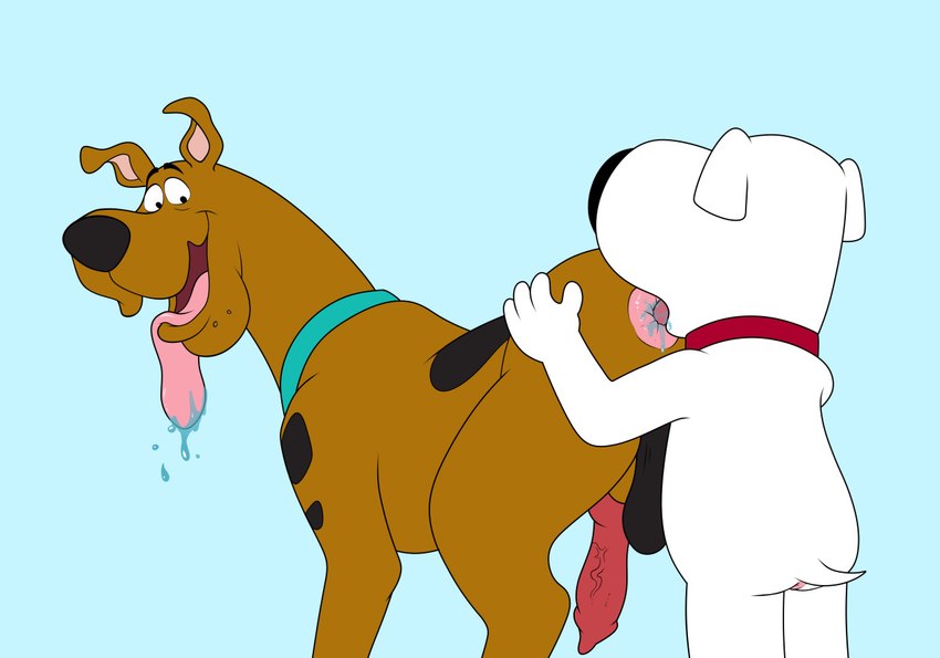 brian griffin and scooby-doo (scooby-doo (series) and etc) created by magzol