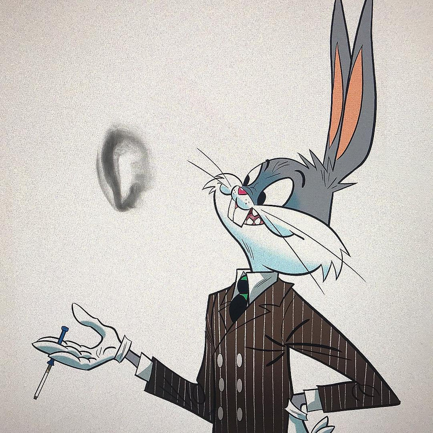 bugs bunny (warner brothers and etc) created by jamie hewlett