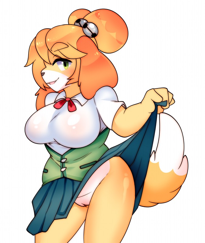 isabelle (animal crossing and etc) created by raikissu