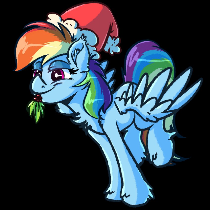 christmas_clothing christmas_headwear clothing female happy hat headgear headwear holidays pink_eyes santa_hat smile solo wings witchtaunter christmas friendship_is_magic hasbro my_little_pony mythology rainbow_dash_(mlp) equid equine horse mammal mythological_creature mythological_equine pegasus pony 1:1 alpha_channel