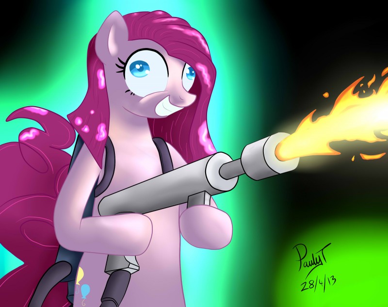 pinkamena and pinkie pie (friendship is magic and etc) created by paulyt7