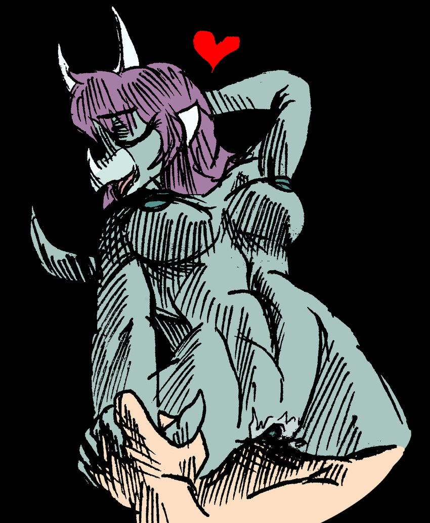 3_horns 5_fingers anthro anthro_penetrated areola breasts cowgirl_position duo eyes_closed facial_horn female female_on_human female_penetrated fingers from_front_position grey_body grey_scales hair hand_behind_head hand_holding heart_symbol horn human_on_anthro human_penetrating human_penetrating_anthro human_penetrating_female interspecies long_hair long_tail male male/female male_on_anthro male_penetrating male_penetrating_anthro male_penetrating_female multi_horn nipples nose_horn nude nude_anthro nude_female nude_human nude_male on_bottom on_top open_mouth open_smile penetration purple_hair scales sex simple_background smile tail transparent_background vaginal vaginal_penetration banco cavemanon_studios goodbye_volcano_high snoot_game anon_(snoot_game) reeve_(gvh) aquilops ceratopsian dinosaur human mammal ornithischian prehistoric_species reptile scalie 2024 alpha_channel digital_drawing_(artwork) digital_media_(artwork) hi_res