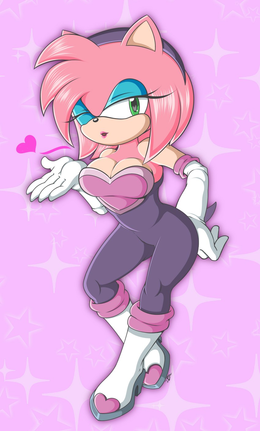 amy rose and rouge the bat (sonic the hedgehog (series) and etc) created by teenagebratwurst