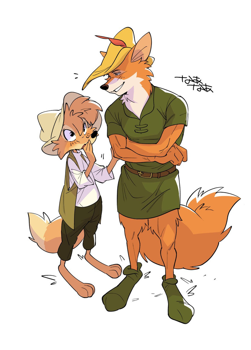 Rule 34 Dev - 3_toes anthro barefoot clothed clothing feet fur group hat  headgear headwear male plantigrade simple_background toes uochandayo disney  robin_hood_(disney) song_of_the_south brer_fox robin_hood canid canine fox  mammal red_fox true_fox 2021