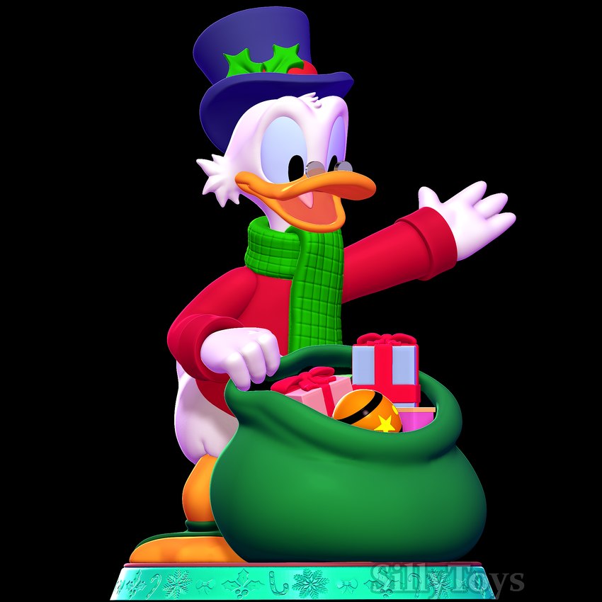 scrooge mcduck (christmas) created by sillytoys