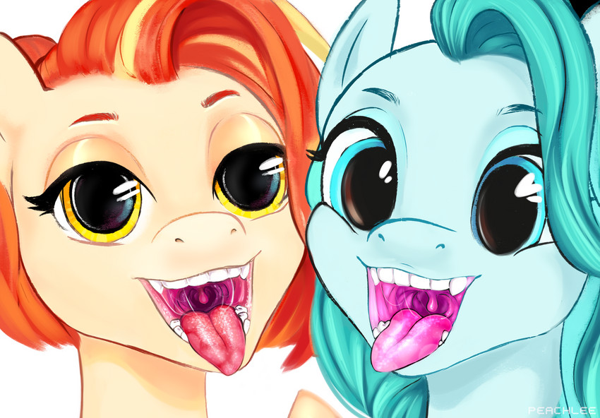 lighthoof and shimmy shake (friendship is magic and etc) created by peachlee
