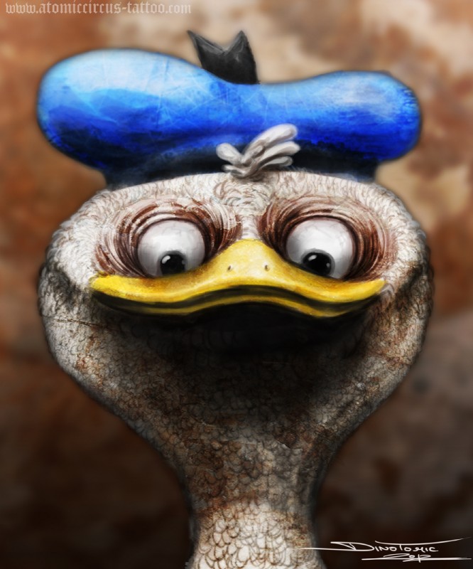 black_eyes creepy feathers looking_at_viewer male nightmare_fuel rape_face solo what white_body white_feathers atomiccircus dolan anatid anseriform avian bird duck hi_res