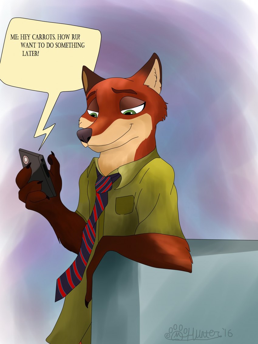 nick wilde (zootopia and etc) created by marcushunter