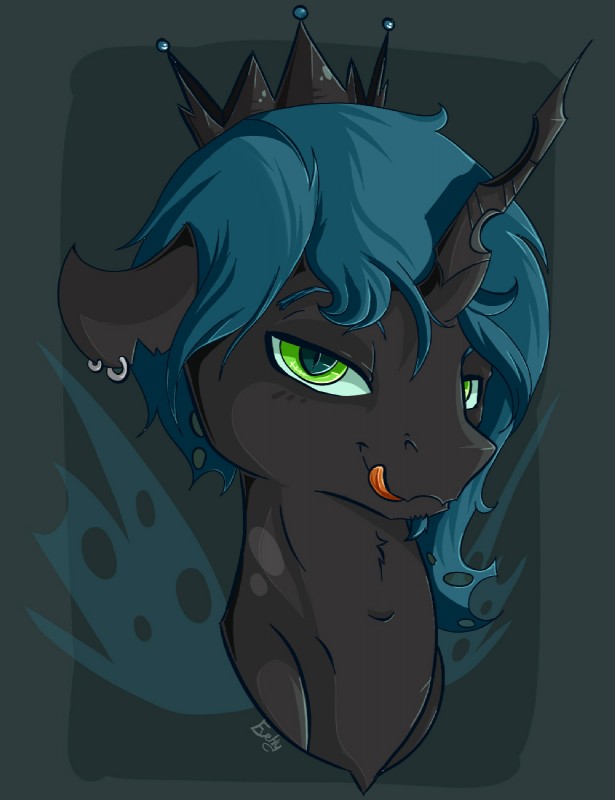 queen chrysalis (friendship is magic and etc) created by evehly