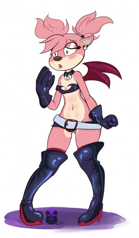 amy rose and etna (sonic the hedgehog (series) and etc) created by radicalweegee