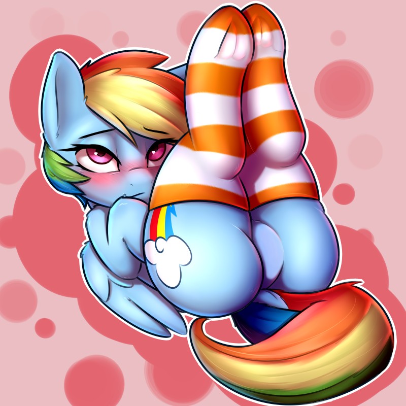 rainbow dash (friendship is magic and etc) created by pabbley, pudgeruffian, and third-party edit