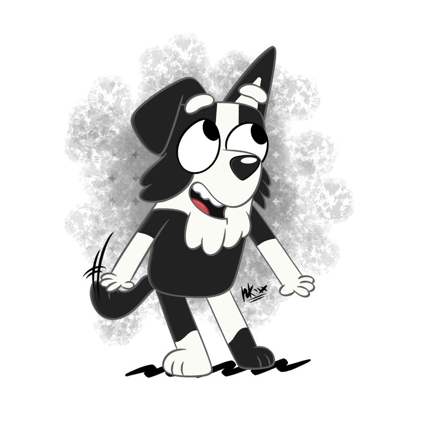 mackenzie border collie (bluey (series)) created by inklingbear (artist)