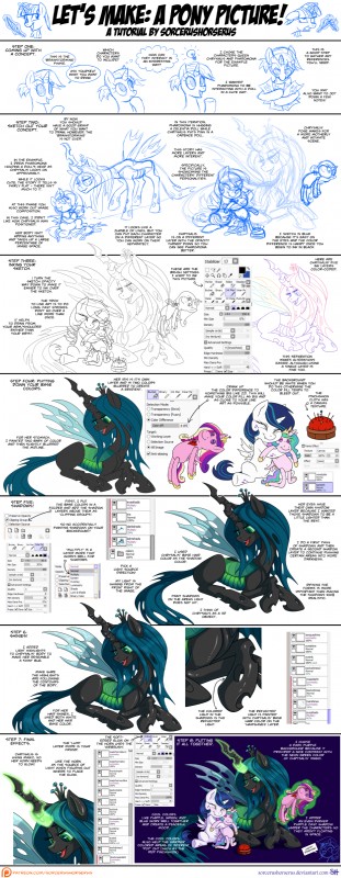 fan character, queen chrysalis, and twilight sparkle (friendship is magic and etc) created by sorc