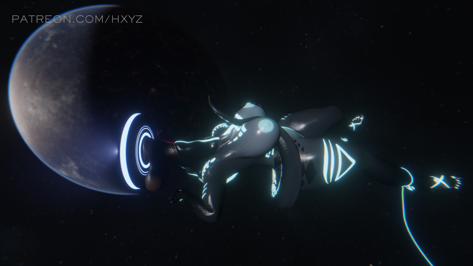 animal_dildo animal_sex_toy anthro big_breasts breasts butt deep_throat dildo dildo_insertion equine_dildo fellatio female female_penetrated floating glowing glowing_body glowing_nipples grey_body long_tail masturbation neck_bulge nipples non-mammal_breasts nude oral oral_penetration patreon_username penetration penile planet rope sex sex_toy sex_toy_insertion solo space star tail tail_between_breasts text tongue tongue_out zero_gravity hxyz jawsfm_(modeler) qhala mammal reptile scalie snake 16:9 2025 3d_(artwork) digital_media_(artwork) hi_res url watermark widescreen