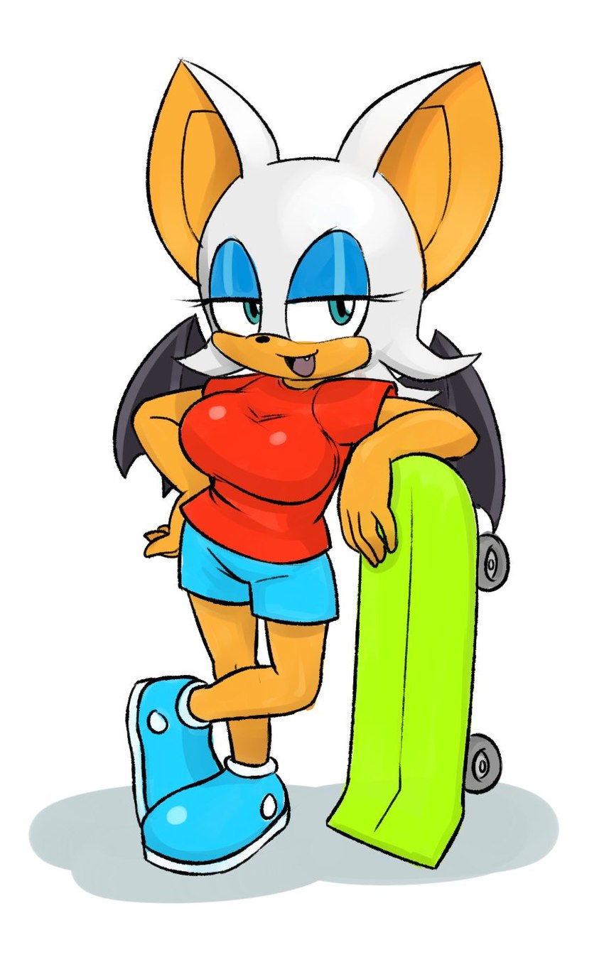 rouge the bat (sonic the hedgehog (series) and etc) created by mario-grant