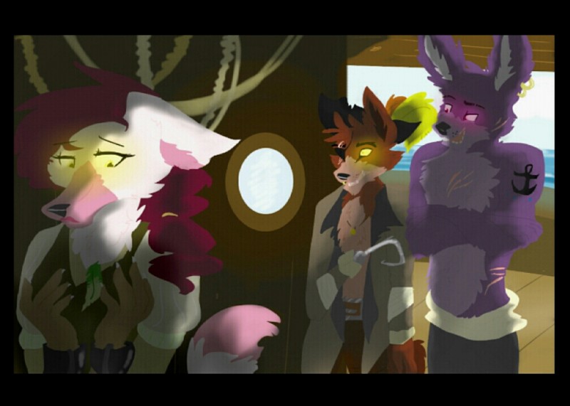 bonnie, foxy, and mangle (five nights at freddy's 2 and etc) created by unknown artist