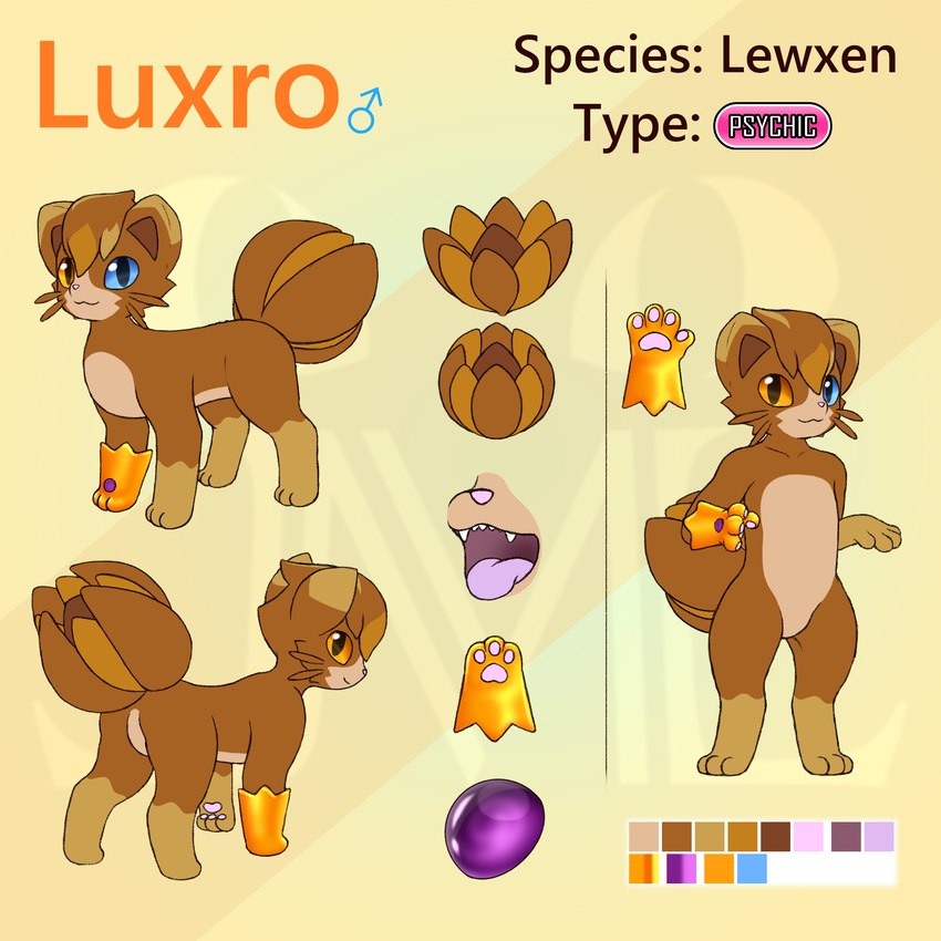 fan character and luxro created by jonatanm