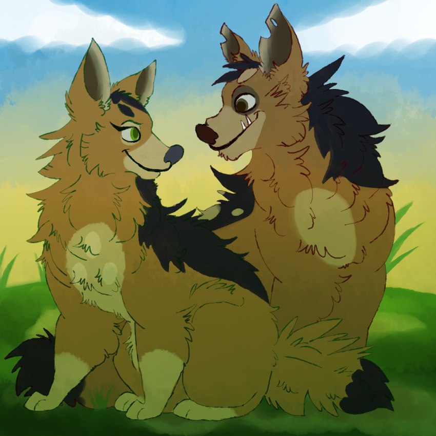 goigoi and reirei (the lion guard and etc) created by sharkphobia