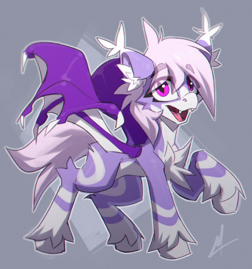 bat_wings female feral membrane_(anatomy) membranous_wings solo wings midnightflight hasbro my_little_pony midnight_flight_(oc) bat_pony equid mammal hi_res tagme