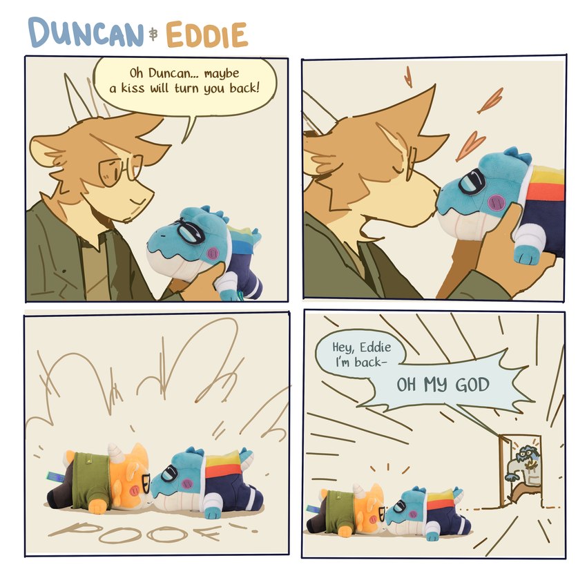 duncan and eddie created by doginacafe