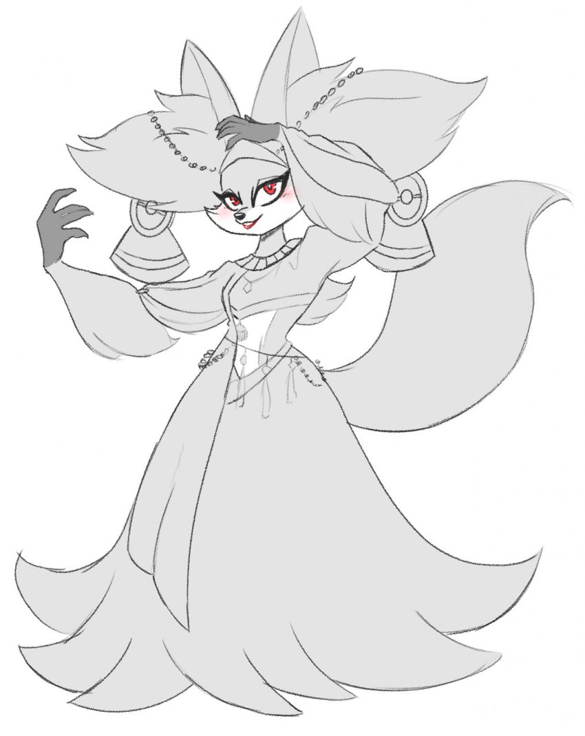 sacred style delphox (pokemon unite and etc) created by grafayay