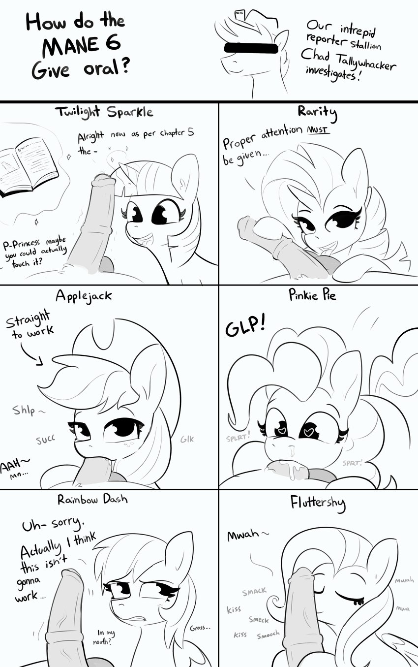 twilight sparkle, rainbow dash, fluttershy, pinkie pie, applejack, and etc (friendship is magic and etc) created by tjpones