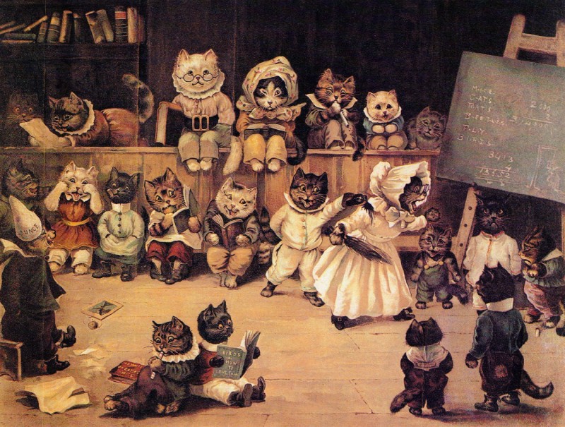 public domain and etc created by louis wain