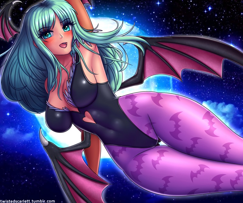 morrigan aensland (darkstalkers and etc) created by twistedscarlett60