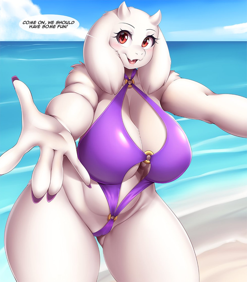 toriel (undertale (series) and etc) created by mleonheart