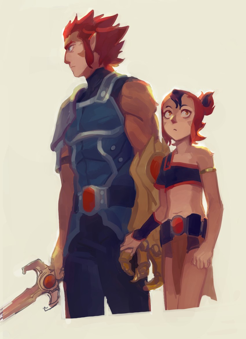 lion-o and wilykit (thundercats 2011 and etc) created by feason